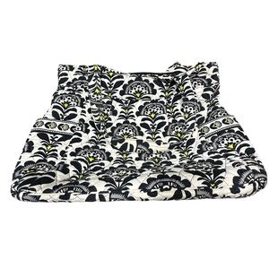 Vera Bradley Black and White with Yellow Cloth Shoulder Bag